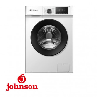 Lavadora Johnson CF 10KG 1400RPM Clase A Inverter Display Blanca