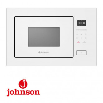 Microondas Johnson Encastre 28L Grill Digital Cristal Blanco