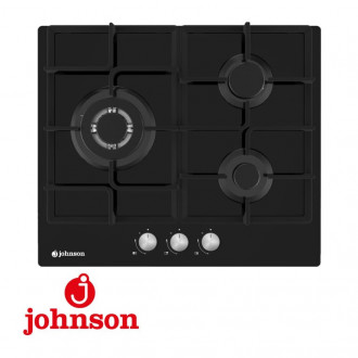 Encimera Cristalgas Johnson 3 Fuegos Parrilla Fundicion Completa